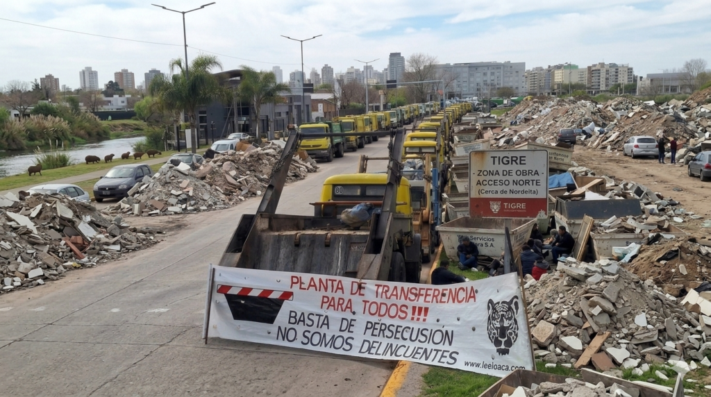 TIGRE AL LÍMITE: Mientras el municipio vive un auge inmobiliario sin precedentes, la Cámara Argentina de Terminados de Obra (C.A.T.O.) denuncia un bloqueo oficial que impide la creación de una planta de transferencia de residuos. Entre costos impagables del CEAMSE y la falta de respuestas del "Clan Zamora", 36 empresas locales advierten por un inminente colapso logístico y ambiental. "Nos obligan a trabajar en la clandestinidad", aseguran.