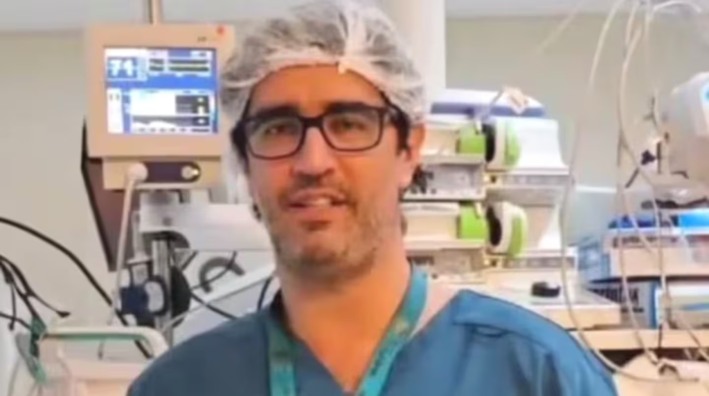 Imagen del anestesista Hernán Boveri, acusado de administración fraudulenta de medicamentos y de organizar las fiestas "Propofest"