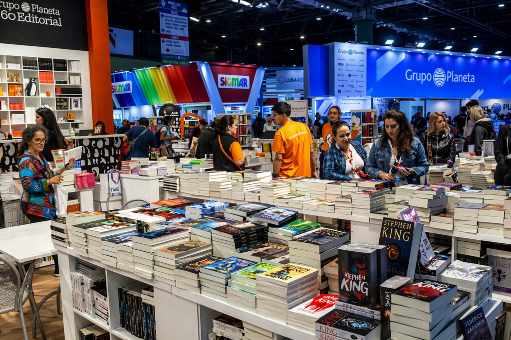 La Feria Internacional del Libro de Buenos Aires reúne a miles de visitantes en un espacio cultural con stands, libros, autores, charlas y actividades para todas las edades.