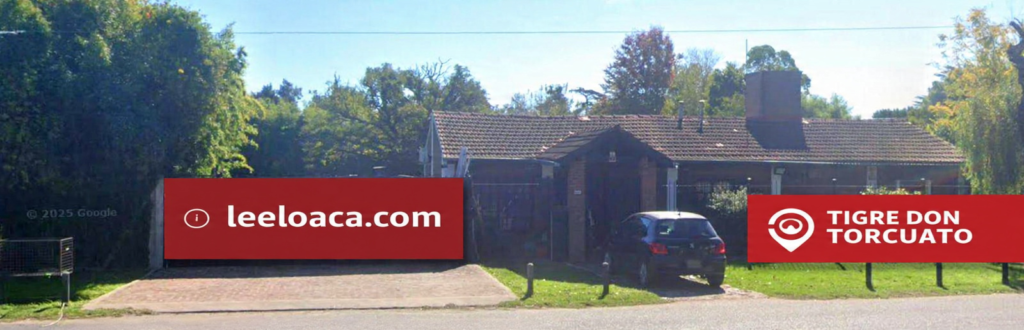 "Frente de la casa en Don Torcuato tras el crimen de la abogada judicial."